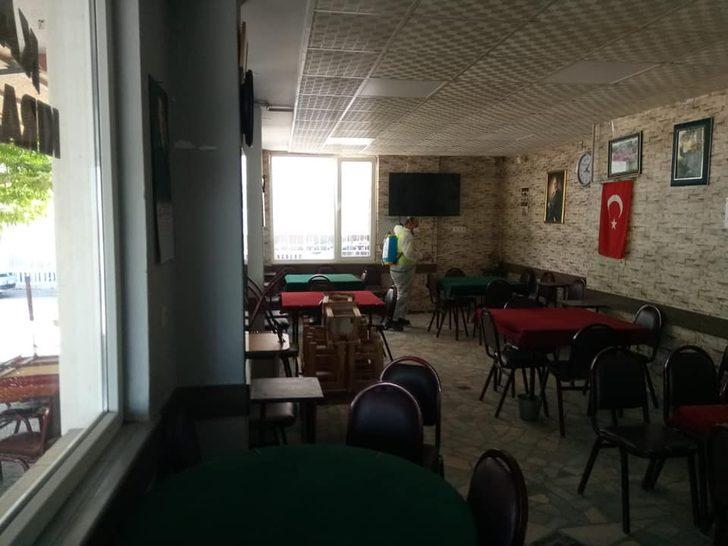 Ergene’de kahvehane ve çay ocakları dezenfekte edildi G3