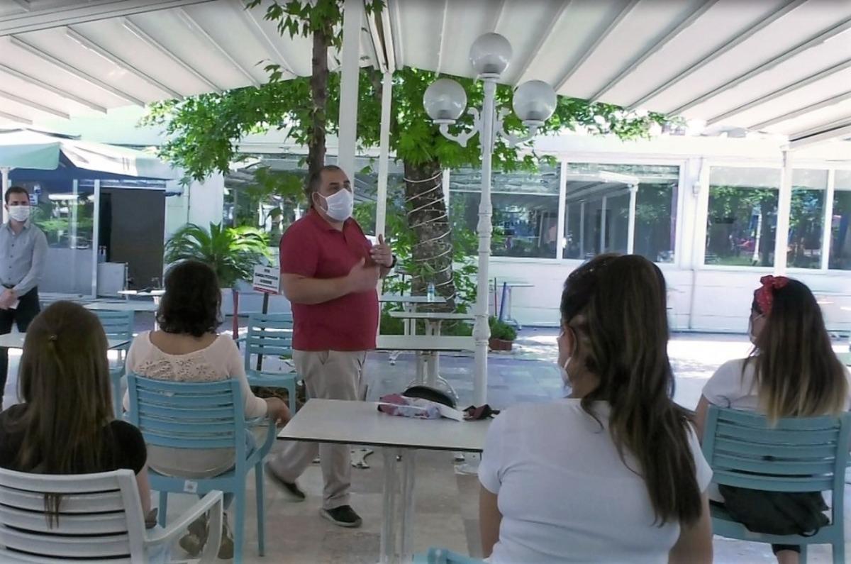 Belediye &ccedil;alışanlarına normalleşme eğitimi