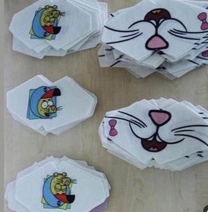 Çocuklara özel maskeler okul müdüründen G4