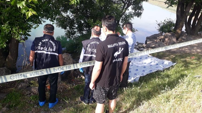 GÜNCELLEME - Malatya'da gölette erkek cesedi bulundu