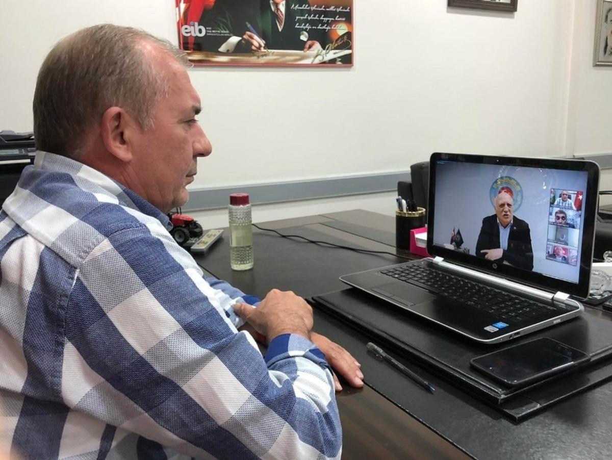 Yalva&ccedil;, video konferansta b&ouml;lge &ccedil;ift&ccedil;isinin sorunlarını aktardı