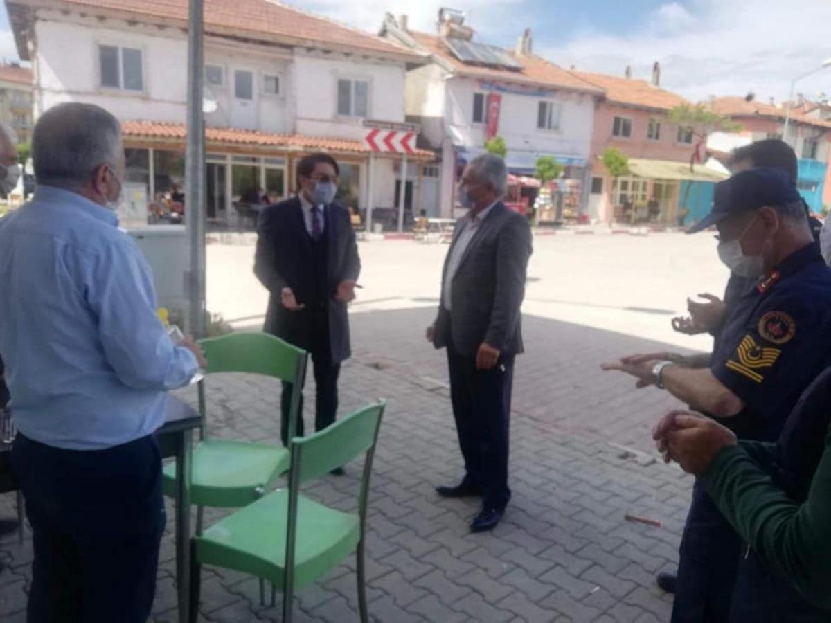 Kaymakam ve belediye başkanı iş yerlerini denetledi