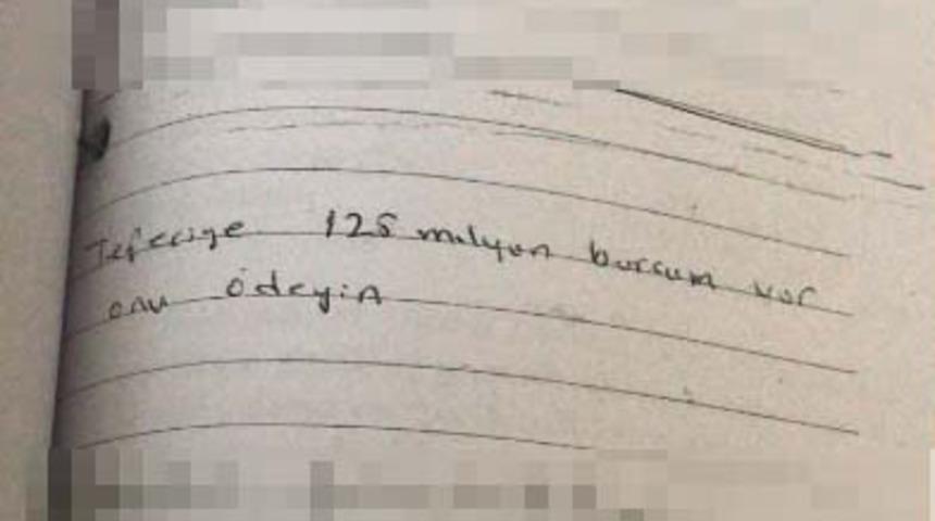 İntihar mektubunun yakalattığı tefeciye iyi hal indirimi