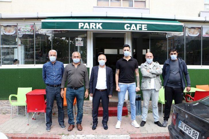 Kartal Belediyesinden kahvehanelere malzeme desteği G4