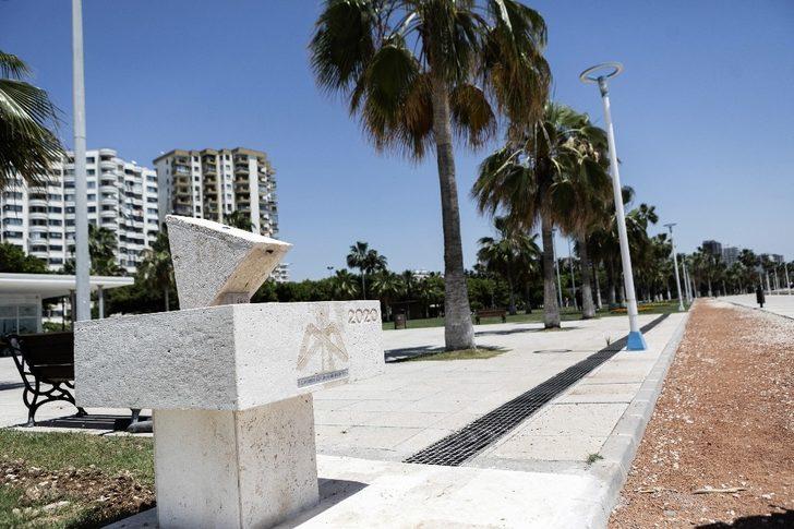 Mersin’de parklara su tasarruflu çeşme yerleştirildi G4