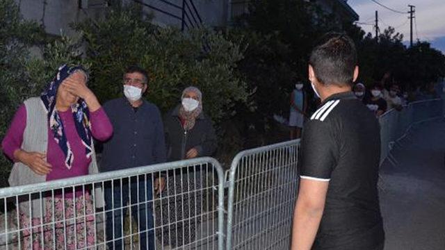 Karantinadaki babaanne, terhis olan torununa sarılamadı