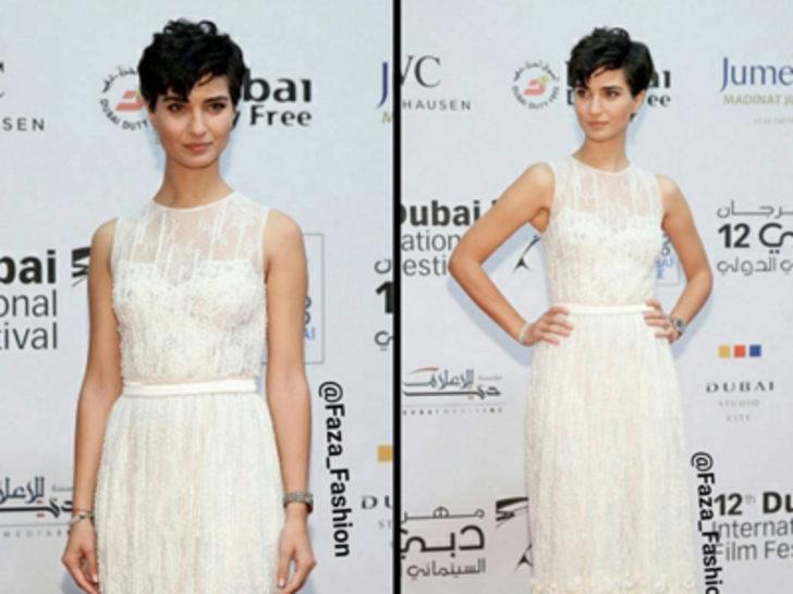 Tuba Büyüküstün kırmızı halıda göz kamaştırdı G1