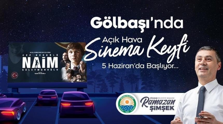 G&ouml;lbaşı&rsquo;nda sinema keyfi başlıyor