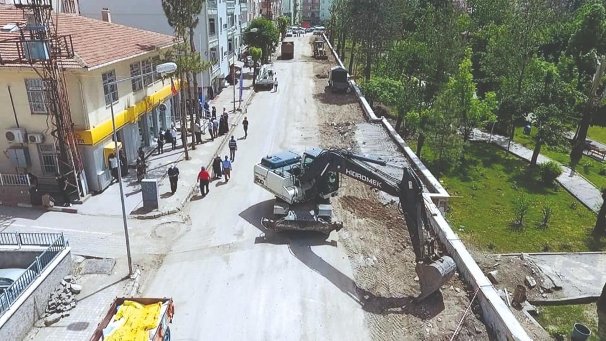 Sungurlu&rsquo;da trafiği rahatlatan yol &ccedil;alışması