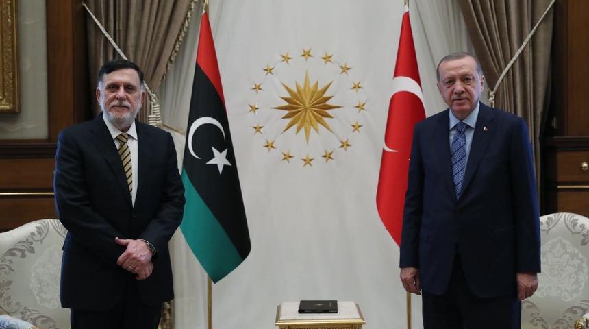 Ankara'da kritik görüşme! Erdoğan, Fayiz Es-Serrac’ı kabul etti