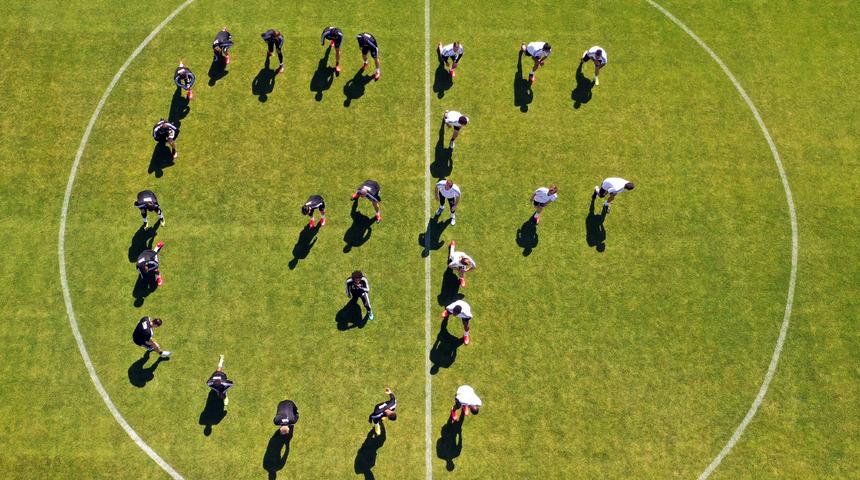Beşiktaşlı futbolcular, George Floyd'u andı
