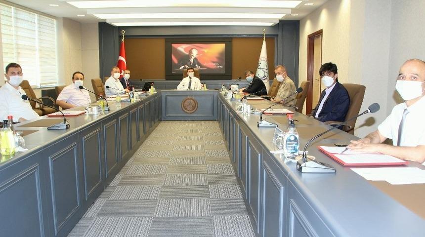 &Ouml;SYM İl Sınav Koordinasyon Kurulu &Uuml;niversite de toplandı