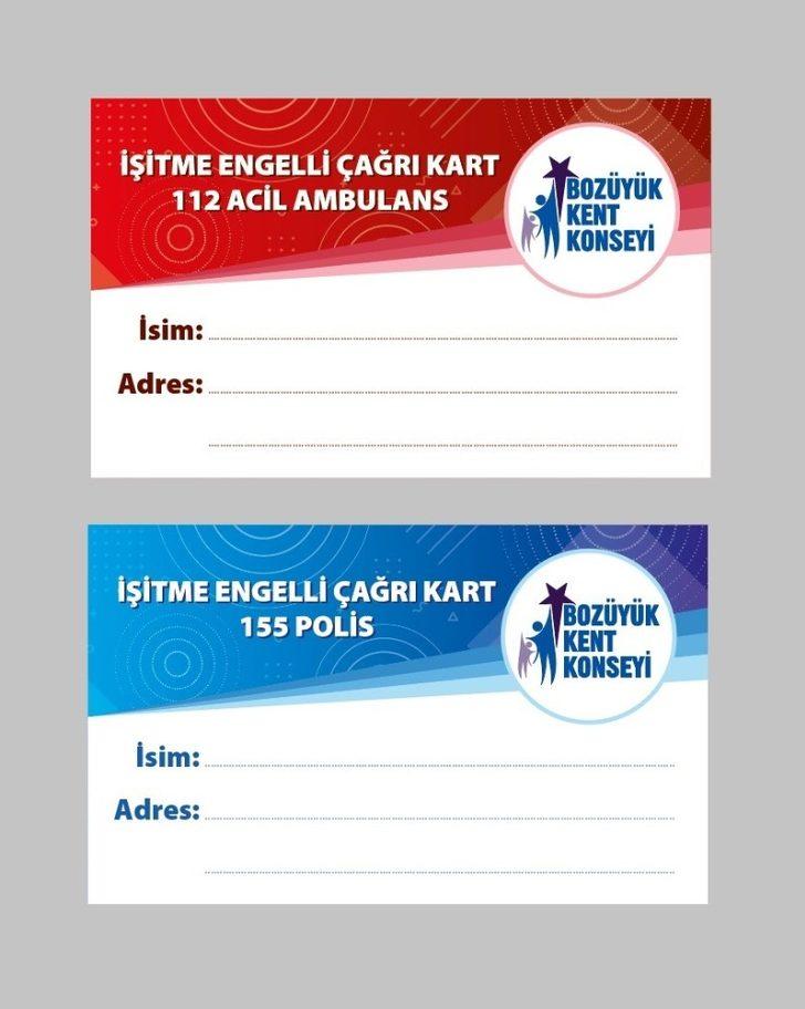 Bozüyük’te işitme engelliler için özel tanıtım kartı hazırlandı G4