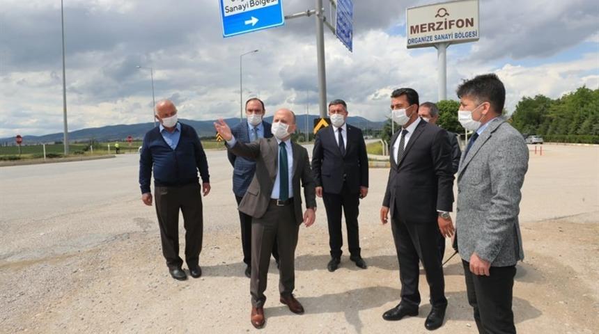 Varol, Merzifon’da incelemede bulundu