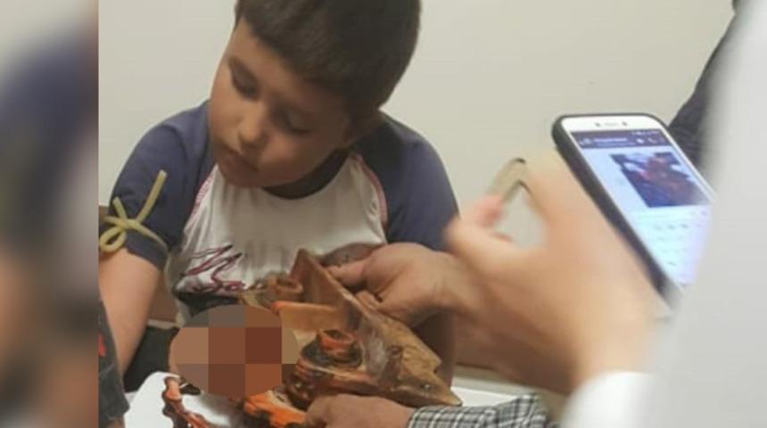 Makineye eli sıkıştı! İtfaiye m&uuml;dahale etti