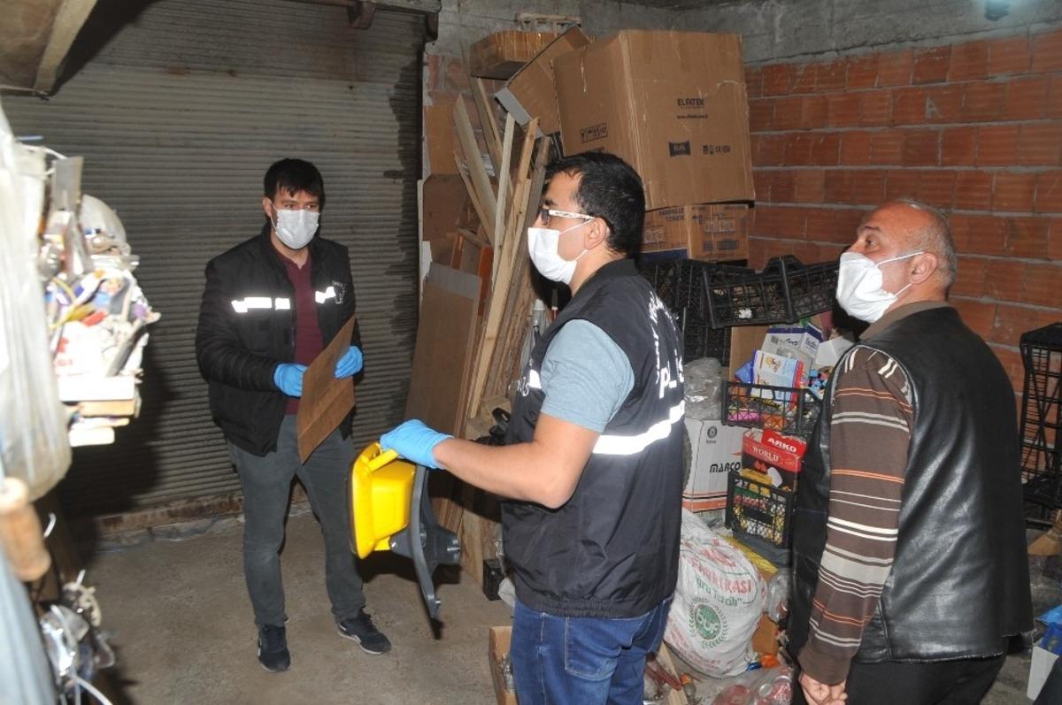 50 kilo hurda sarı musluk &ccedil;alındı