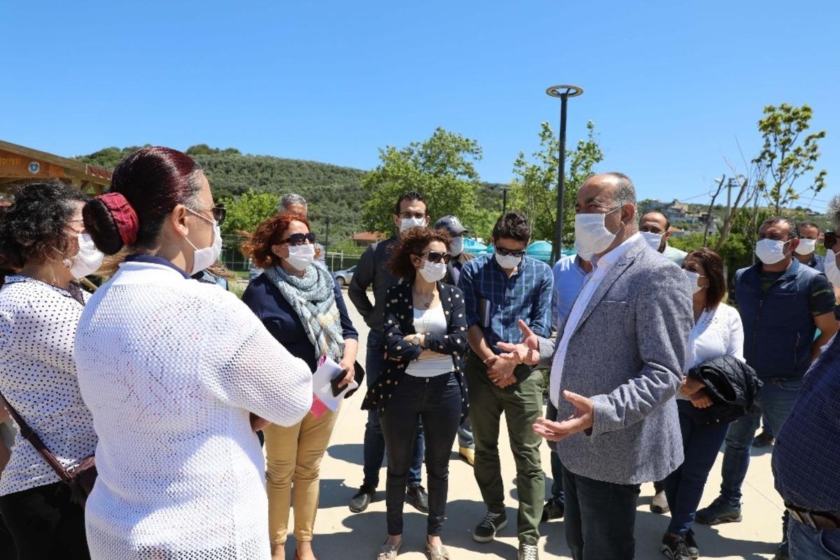 Başkan T&uuml;rkyılmaz&rsquo;dan Mudanya sahillerinde inceleme