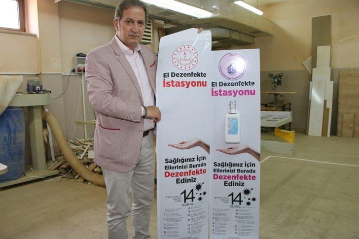 Liseliler 6 ilin dezenfektan ihtiyacını karşılıyor G4