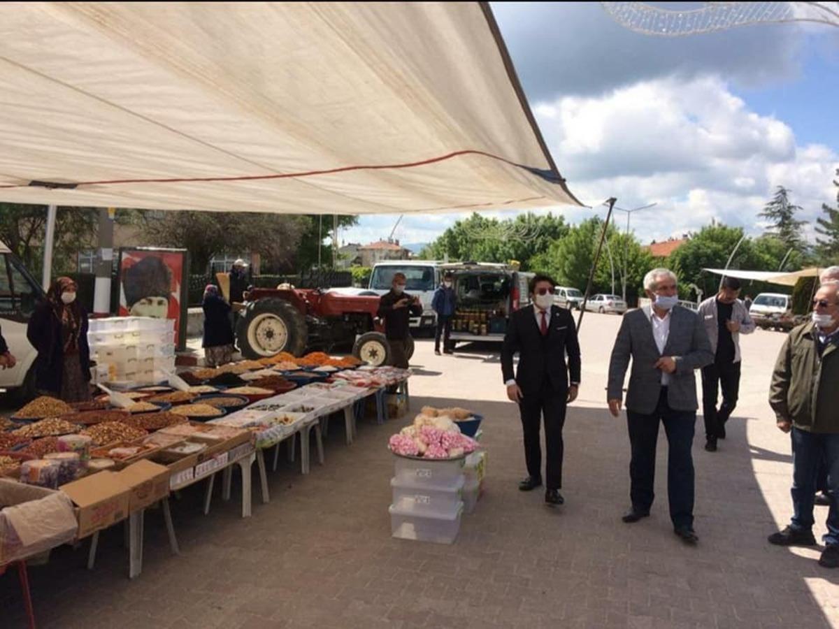 Dumlupınar pazarı a&ccedil;ıldı