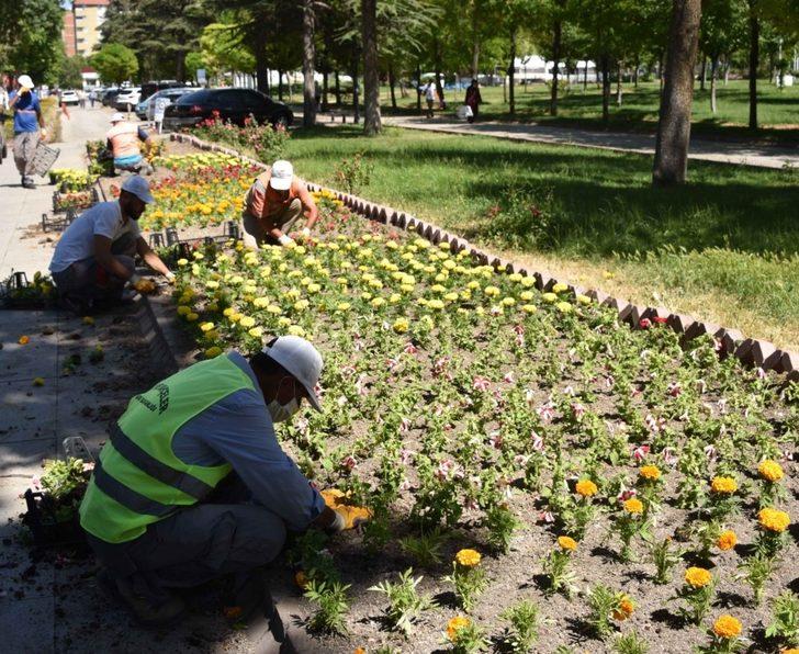 Büyükşehir Belediyesi’nden 150 bin çiçek G2
