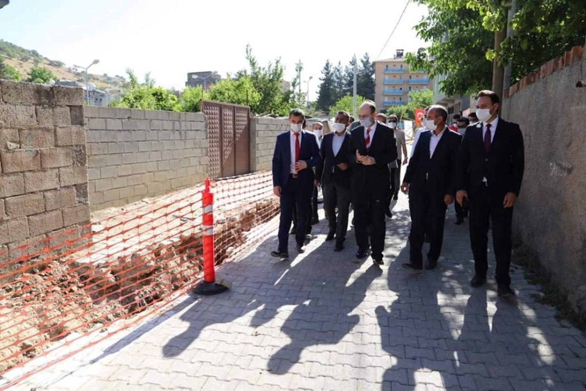 Mazıdağı&rsquo;nda doğalgaz &ccedil;alışmaları başladı