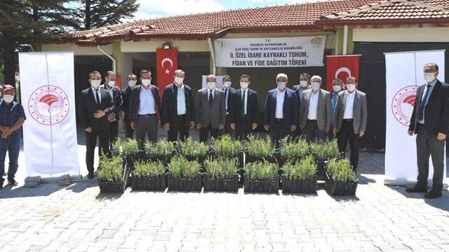 Hisarcık’ta çiftçilere 6 bin 475 Goji Berry fidanı dağıtıldı