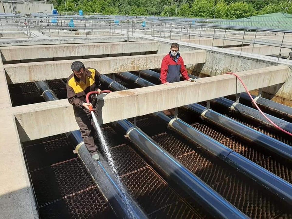 Sinop İ&ccedil;me Suyu Arıtma Tesisine bakım