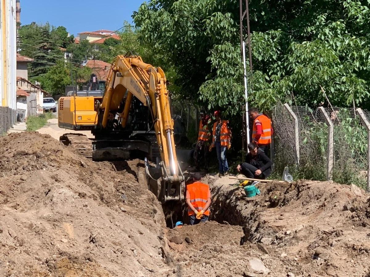 Keskin&rsquo;de alt yapı &ccedil;alışmaları