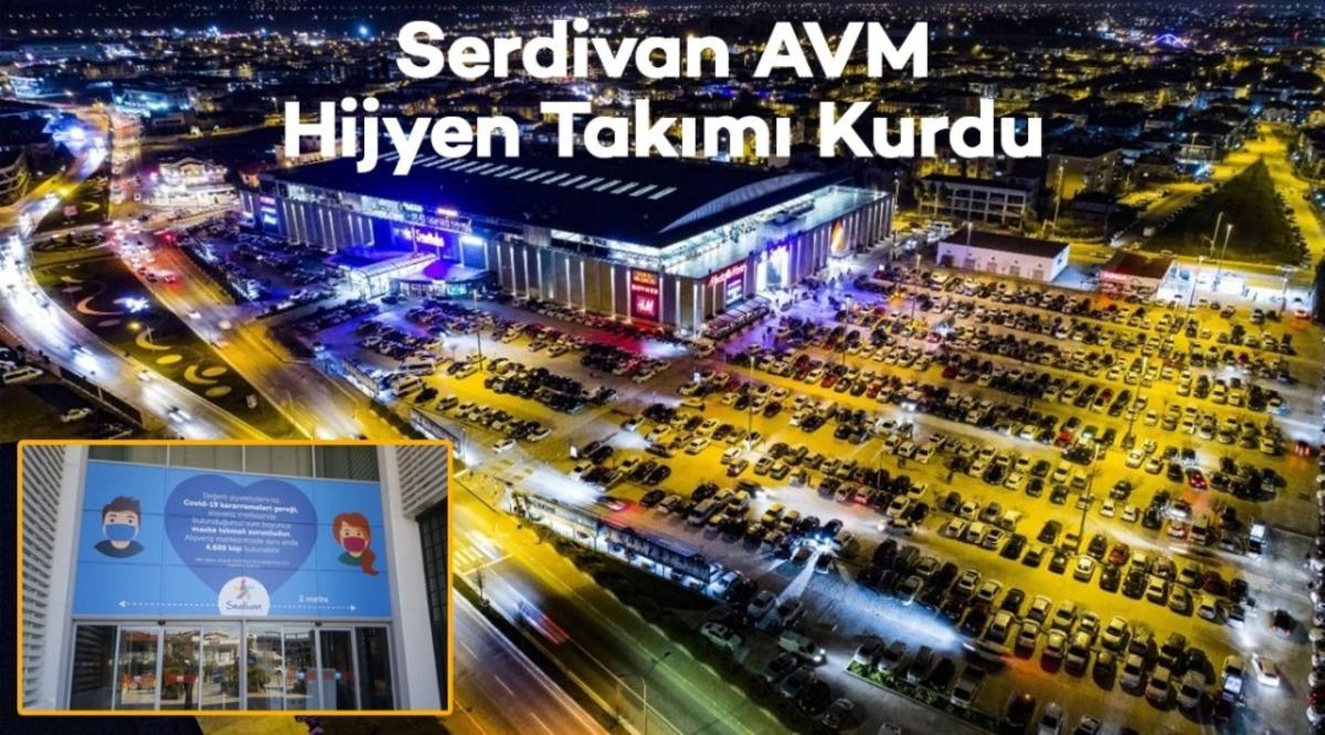 Serdivan AVM&rsquo;de hijyen takımı kuruldu