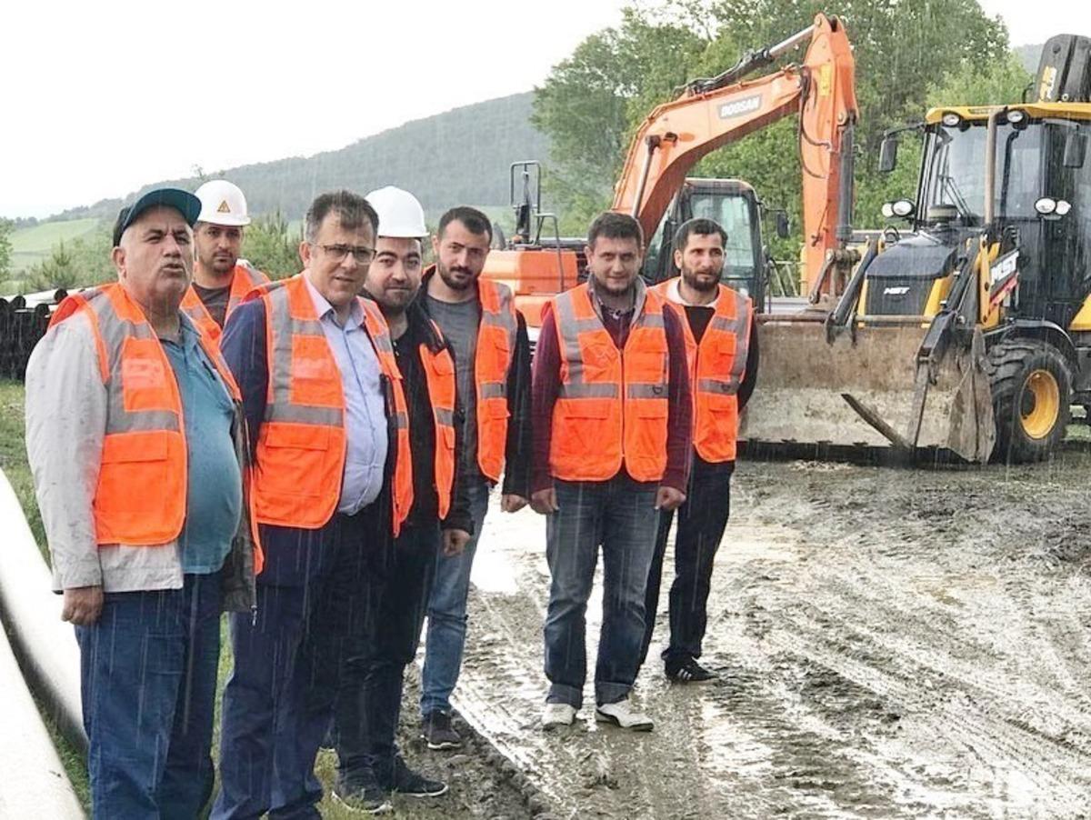 Taşk&ouml;pr&uuml; Belediyesi, il&ccedil;ede &ccedil;alışmalarını s&uuml;rd&uuml;r&uuml;yor