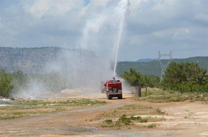 Silifke’de orman yangını tatbikatı G3