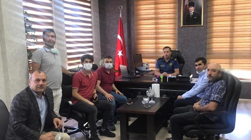 Sağlık-Sen&rsquo;den İdil Emniyet M&uuml;d&uuml;r&uuml; Ağırg&ouml;t&uuml;ren&rsquo;e ziyaret