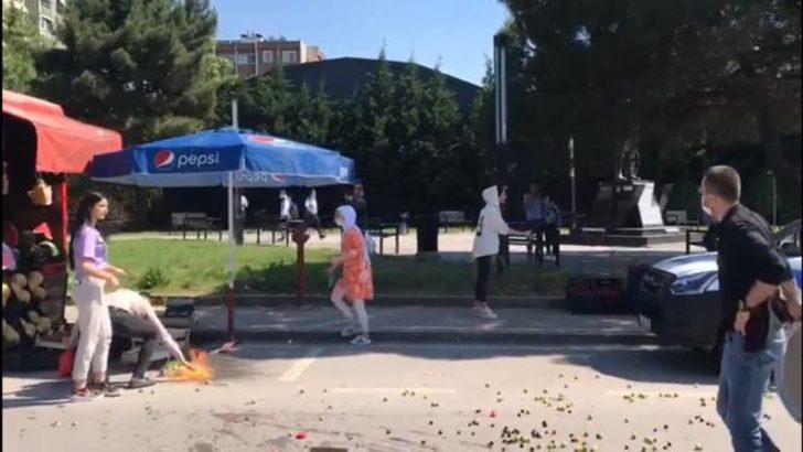 Satış yapmasına izin verilmeyince kamyonetini ateşe verdi G2