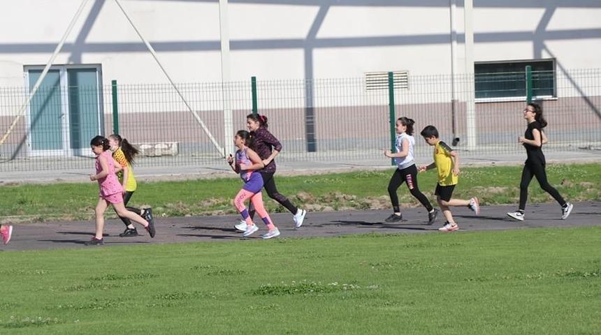 Atletizm sporcuları antrenmanlara başladı