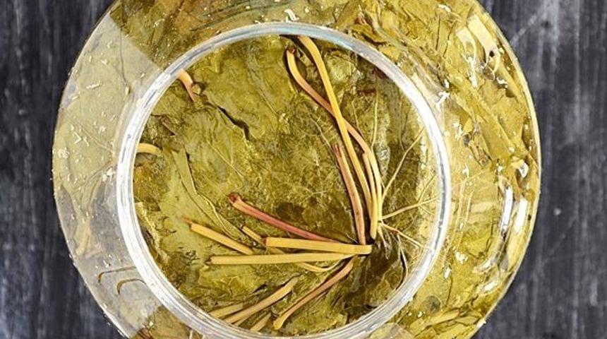 G&ouml;zlerinize inanamayacaksınız! Bulaşık makinesinde kışlık yaprak yapımı...