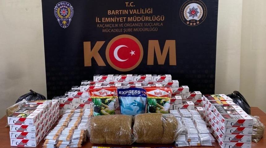 Bartın’da kaçak ürün bulunduran iş yerine operasyon