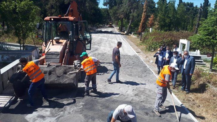 Bafra Belediyesi’nden Asri Mezarlığa düzenleme G1