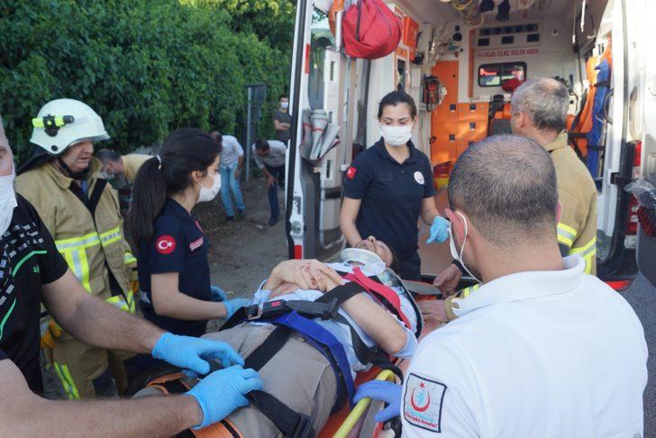 Bursa'da feci kaza! Metrelerce savruldu, duvarı yıkıp bahçeye girdi G5