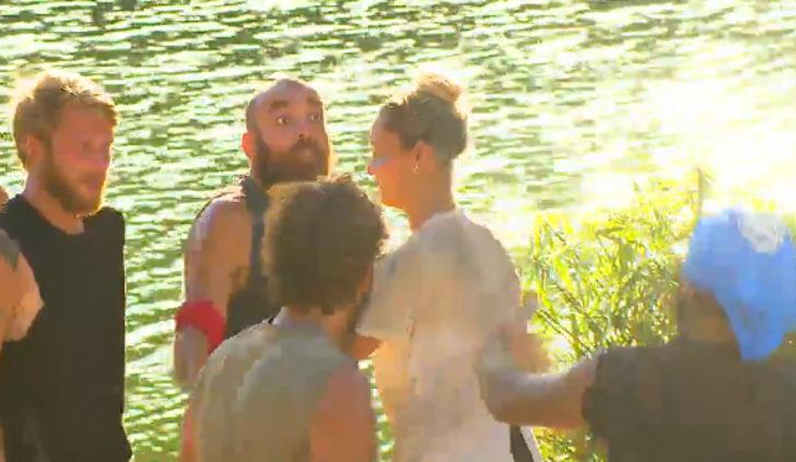 Survivor'da Yasin Obuz ve Sercan Y�ld�r�m kavgas�! "D�verim seni" s�zleri ortal��� kar��t�rd�