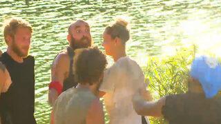 Survivor'da Yasin Obuz ve Sercan Yıldırım kavgası! Döverim seni sözleri ortalığı karıştırdı