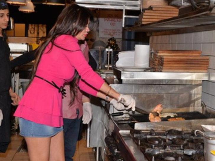 Ebru Polat mutfağa girdi G1