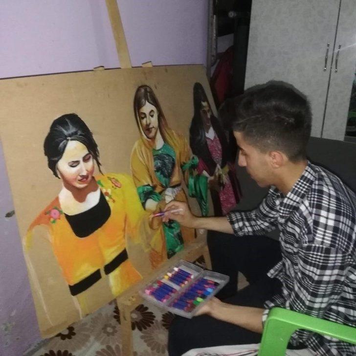 Silopili öğrenci, resim yarışmasında Türkiye birincisi oldu G3