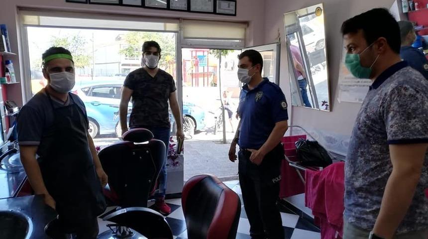 Korona vir&uuml;s tedbirleri kapsamında denetimler devam ediyor