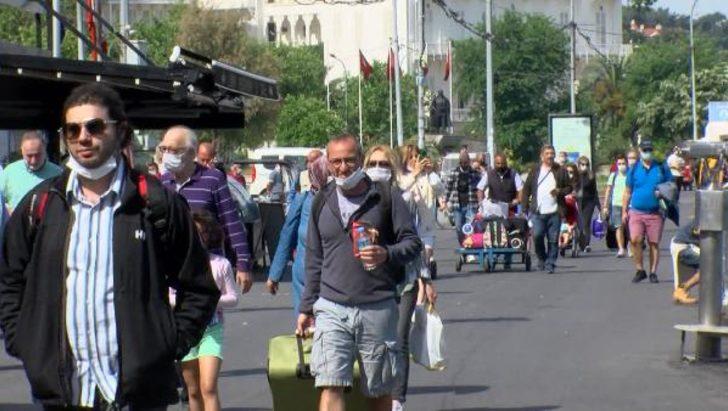 Karantina sonrası ilk hafta sonunda Adalar'a akın ettiler G1