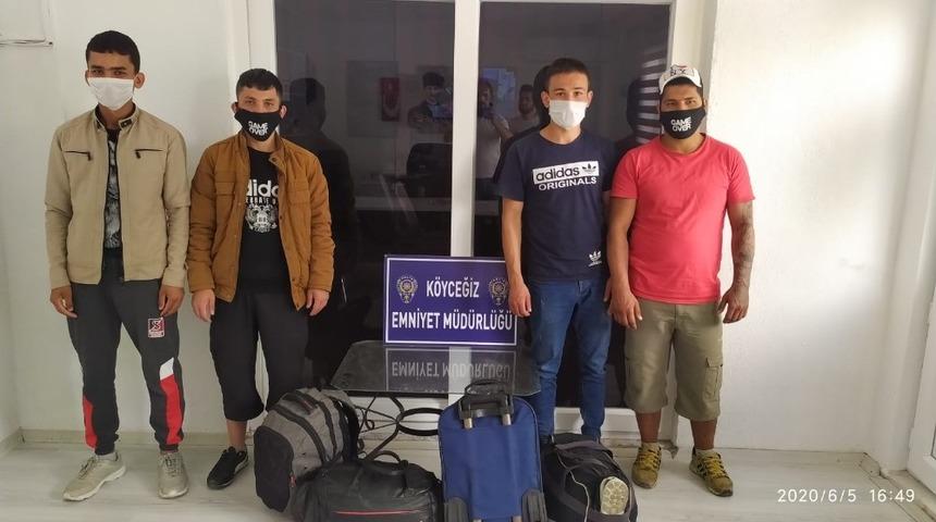 K&ouml;yceğizde d&uuml;zensiz g&ouml;&ccedil;men operasyonu