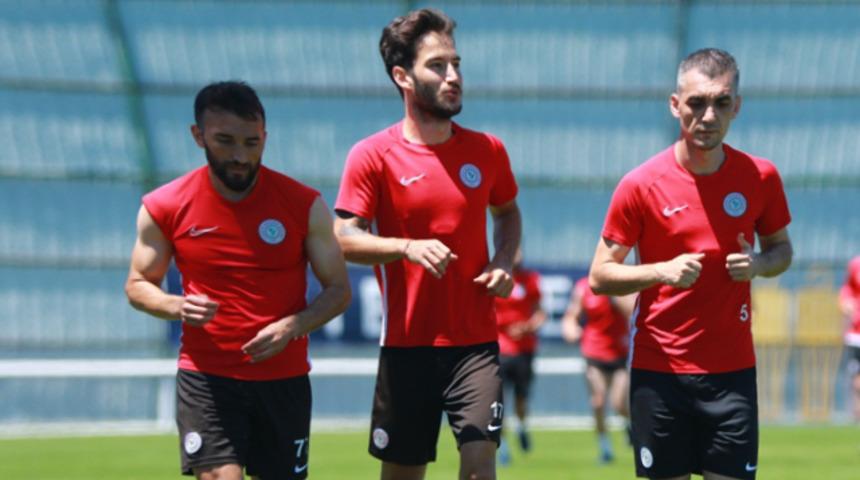 Çaykur Rizespor'da Galatasaray maçı hazırlıkları devam ediyor