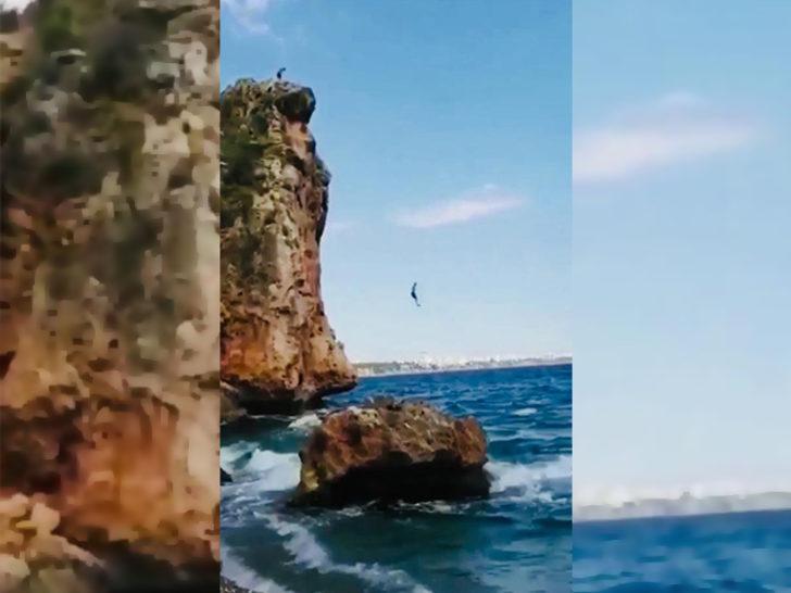 Yasak kalktı! 30 metreden kendini denize bıraktı G2