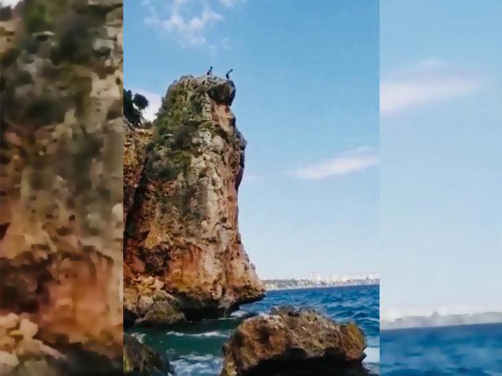 Yasak kalktı! 30 metreden kendini denize bıraktı G4