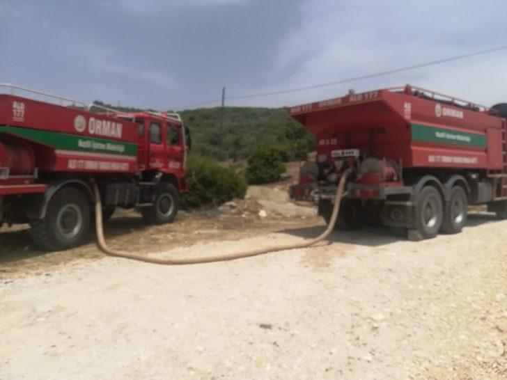 Bozdoğan’da makilik alanda yangın G5