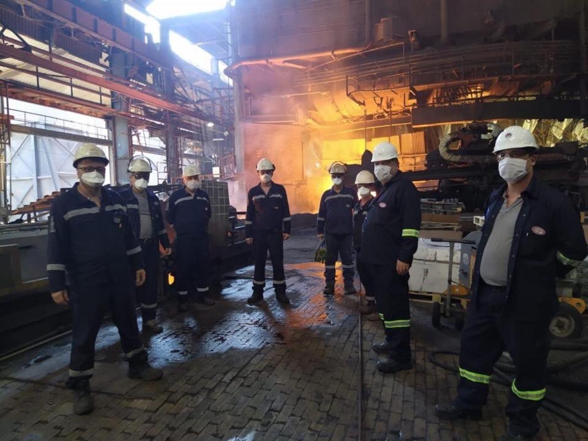 Başkan Ercan fabrika &ccedil;alışanlarını bilgilendirdi